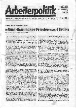 Arbeiterpolitik, 19. Jahrgang, Nummer 5, 20. Dezember 1978,  Seite 18-19